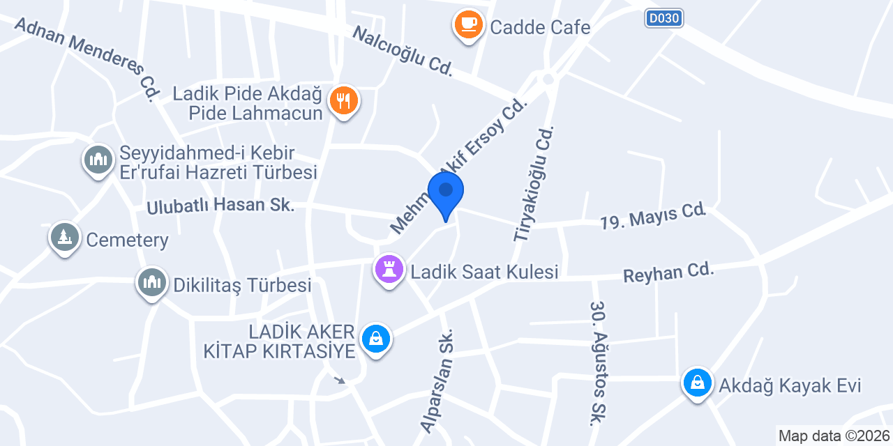 (TERZİ) Başusta Dikimevi konumu