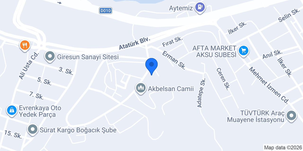 Cem AUTO konumu