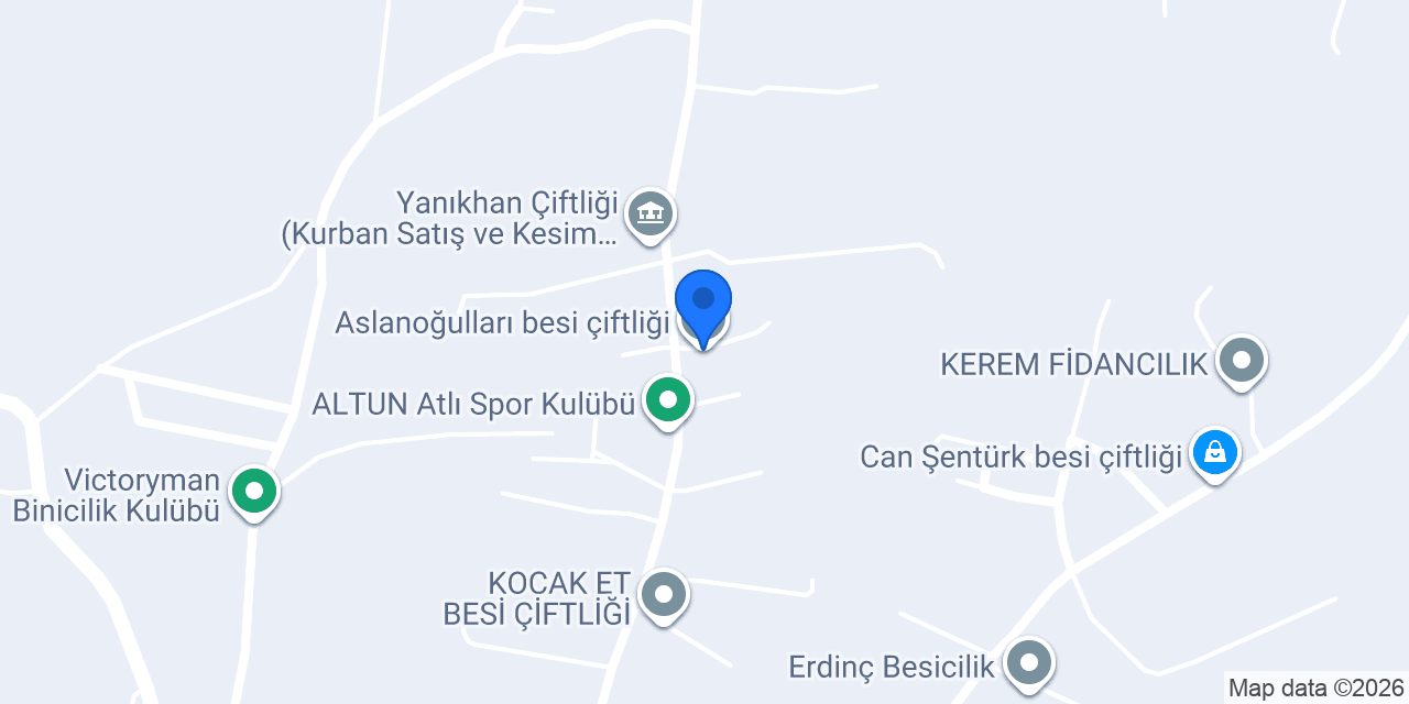 Aslanoğulları besi çiftliği konumu