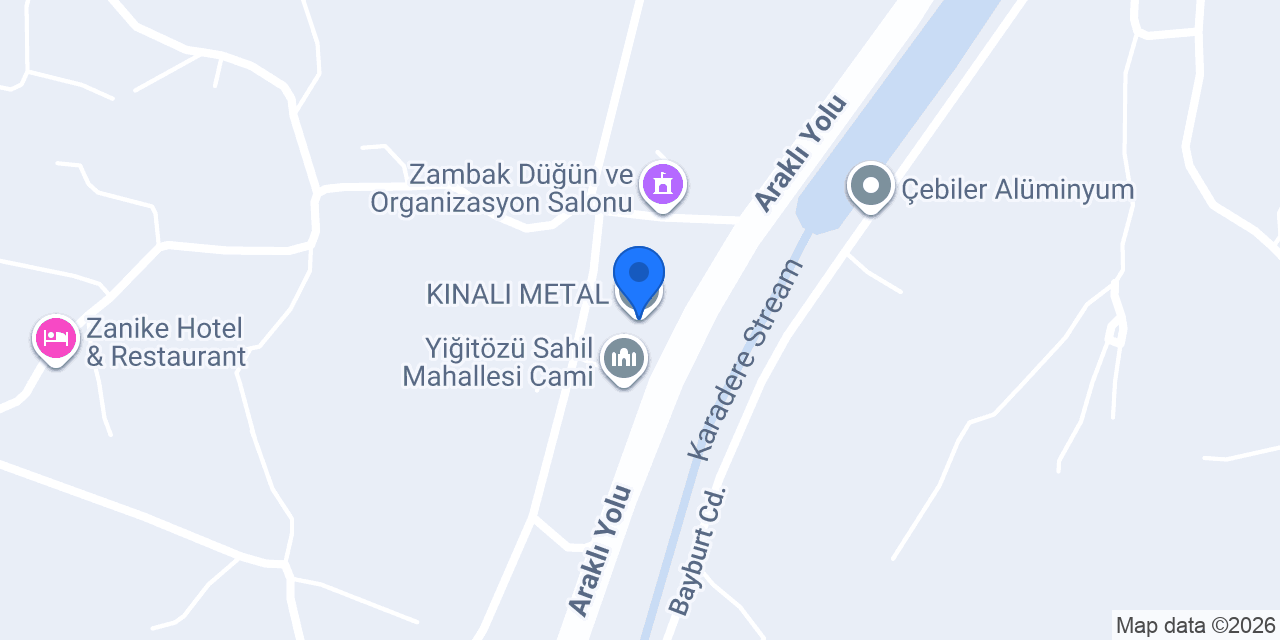 KINALI METAL konumu