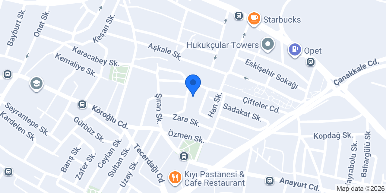Av.Orhan Yücel konumu