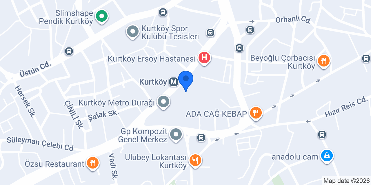 Nubi Artisan Bakery Kurtköy konumu