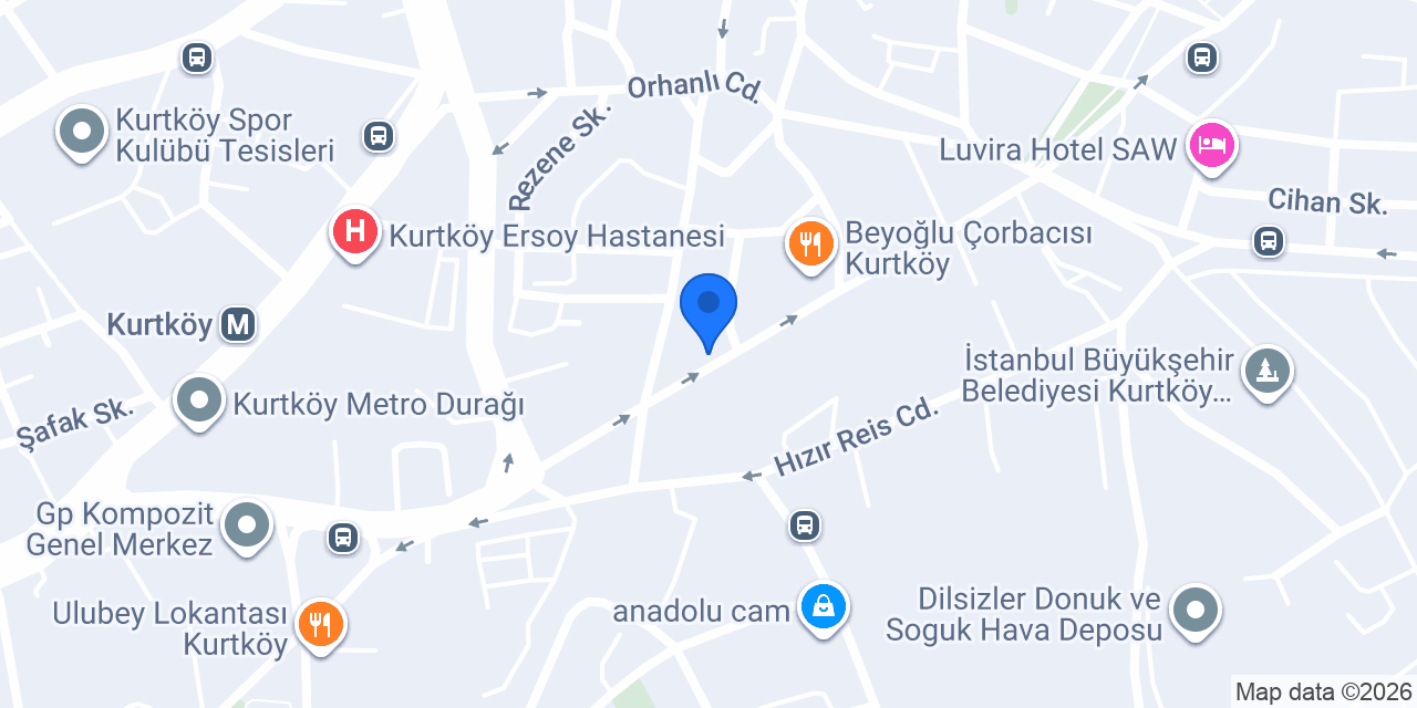 Ziebart Kurtköy Premium konumu