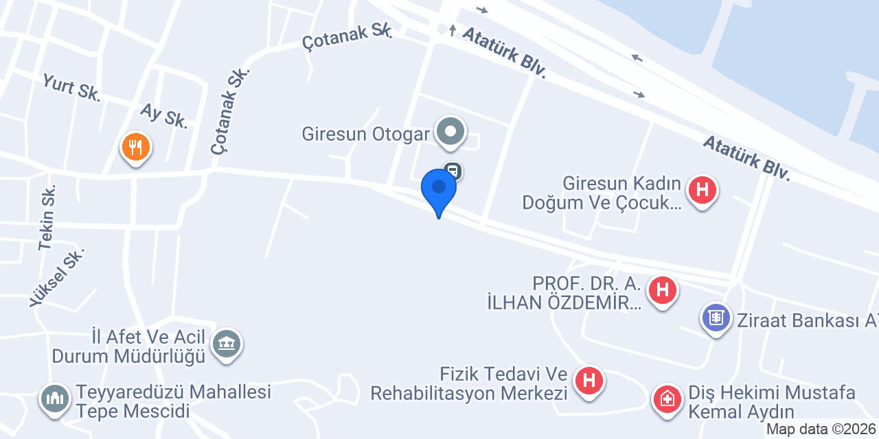 Otogar kuaför giresun konumu