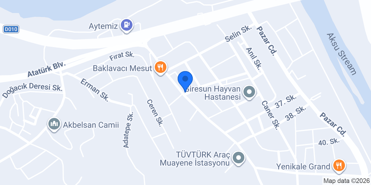 Almıla Çiçek Kafe konumu