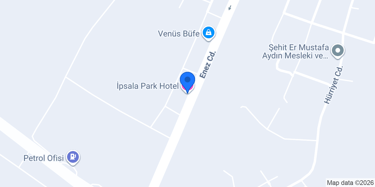 İpsala Park Hotel konumu