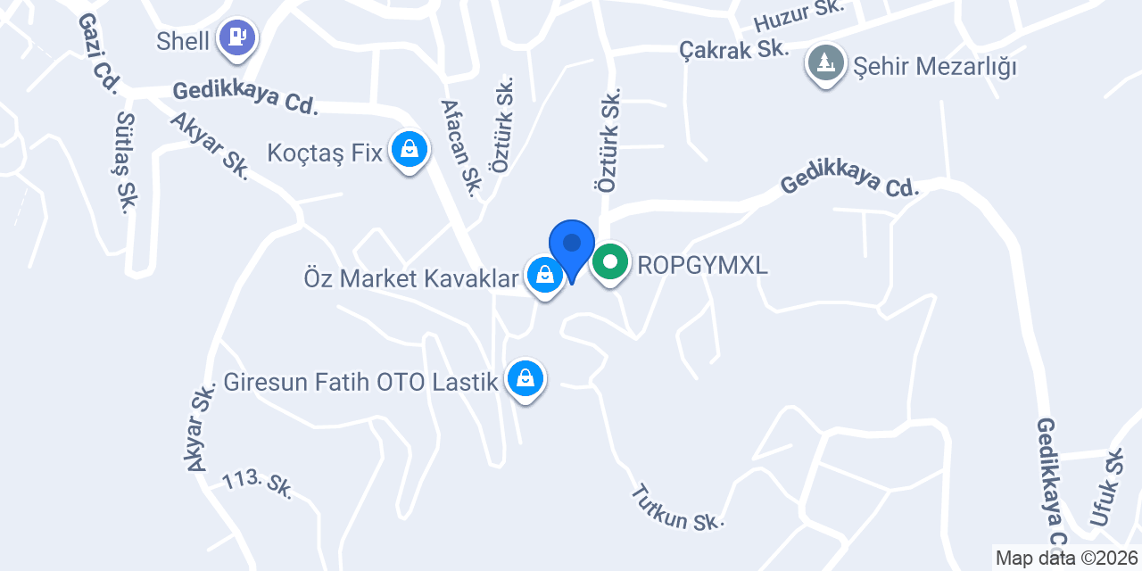 ÖZET ŞARKÜTERİ konumu