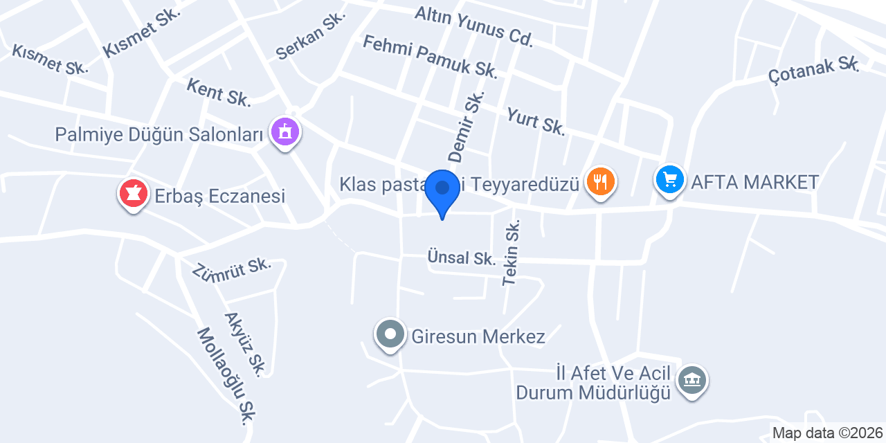 Bayram Unlu Gıda Mamülleri konumu