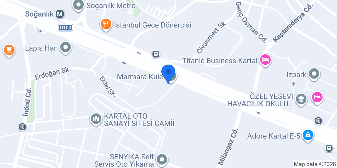 Alaca Yemek Catering konumu