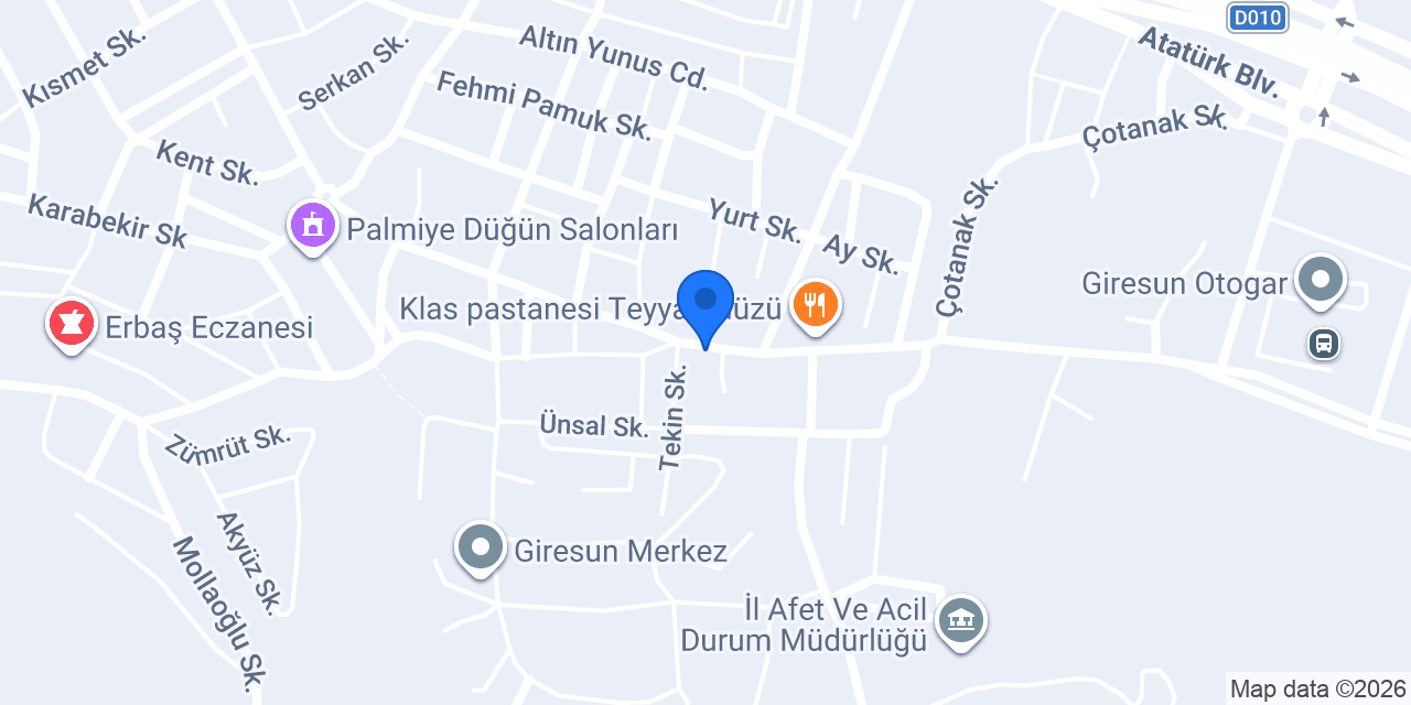 ÖZDEMİR TESİSAT konumu
