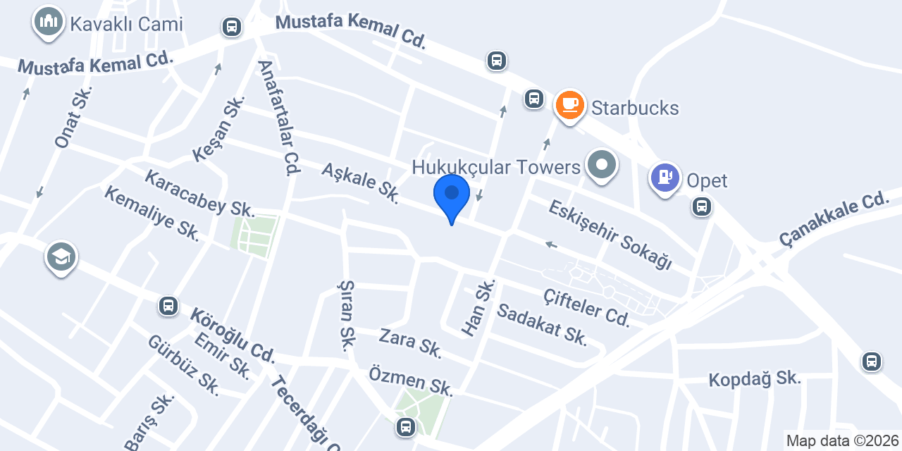 Av. Mustafa Murat TUNCER konumu