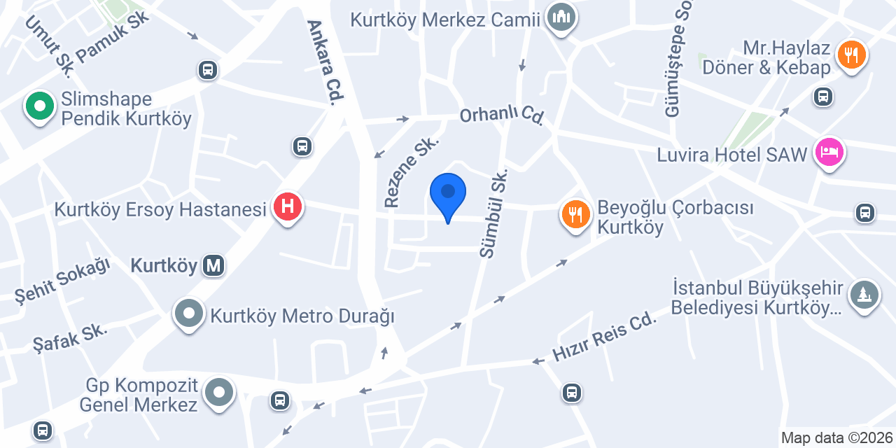 Hakiki Maraş Dondurmacısı Kurtköy konumu