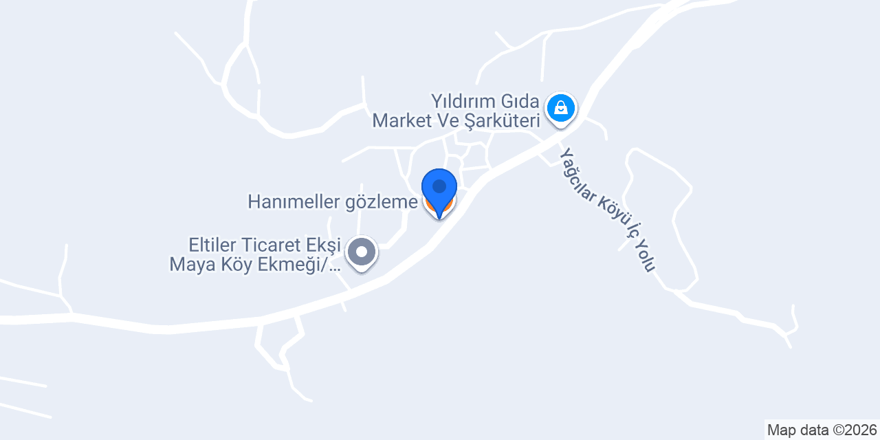 Hanımeller gözleme konumu