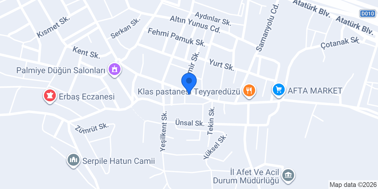 Uzman Doktor Şeyda Eren konumu