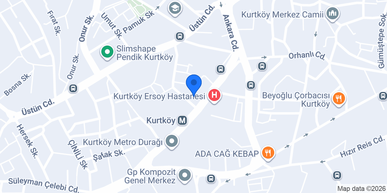 Address Kurtköy konumu