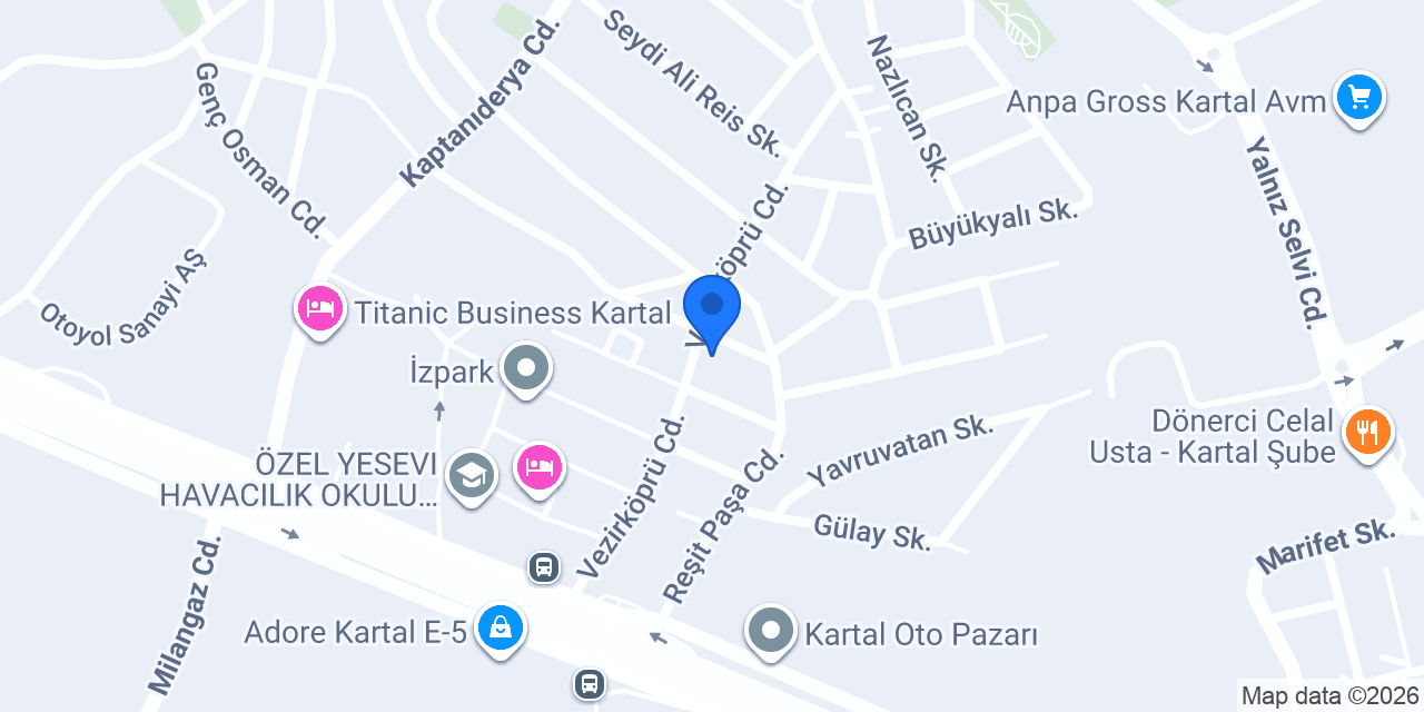 Sedef Pastaneleri konumu