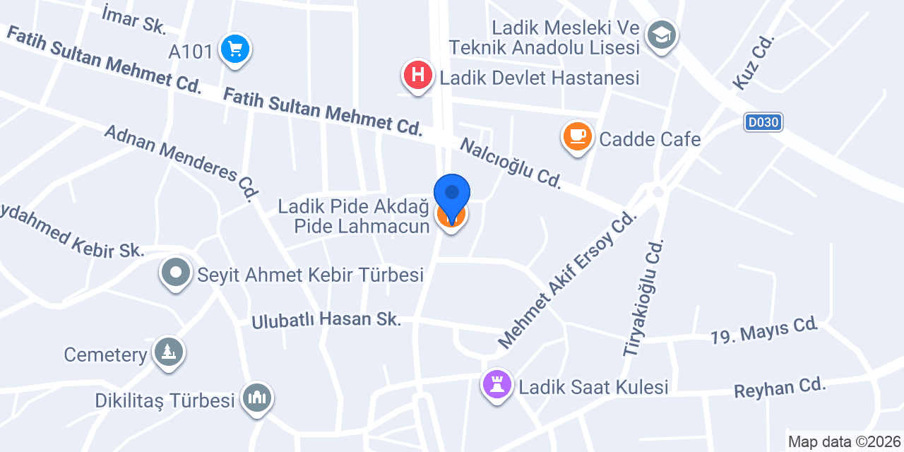 LADİK ELİF ECZANESİ konumu