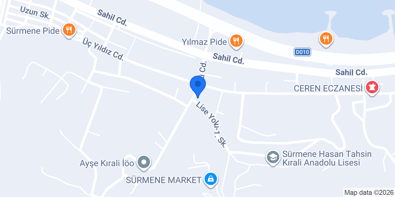 Sürmene Samsat Çiğköfte&Cafe konumu