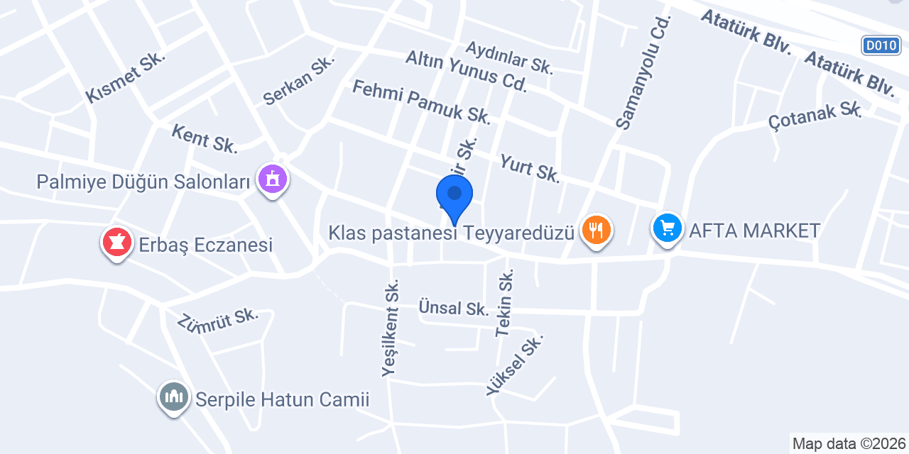 EMİR YAPI DOĞALGAZ konumu