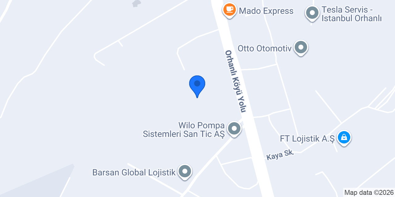N11 Orhanlı Depo konumu