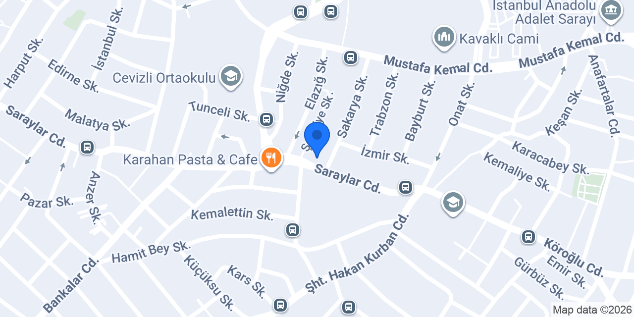 Av. Hilal Gül Cavak, LL.M konumu