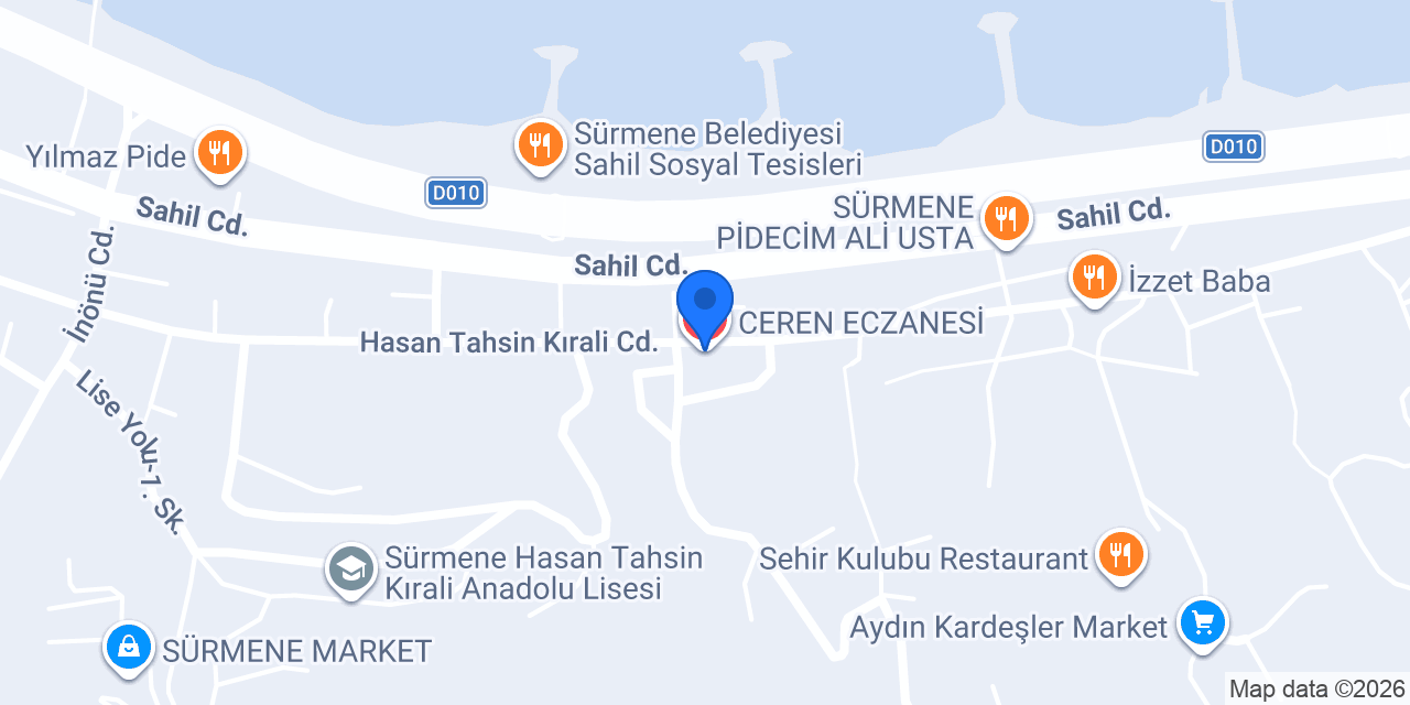 CEREN ECZANESİ konumu