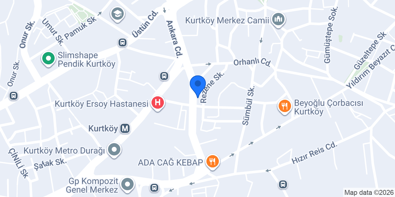 Op. Dr. Gülden Avcı Çakmak konumu