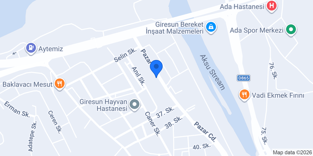 Helvacı Abdullah Giresun konumu