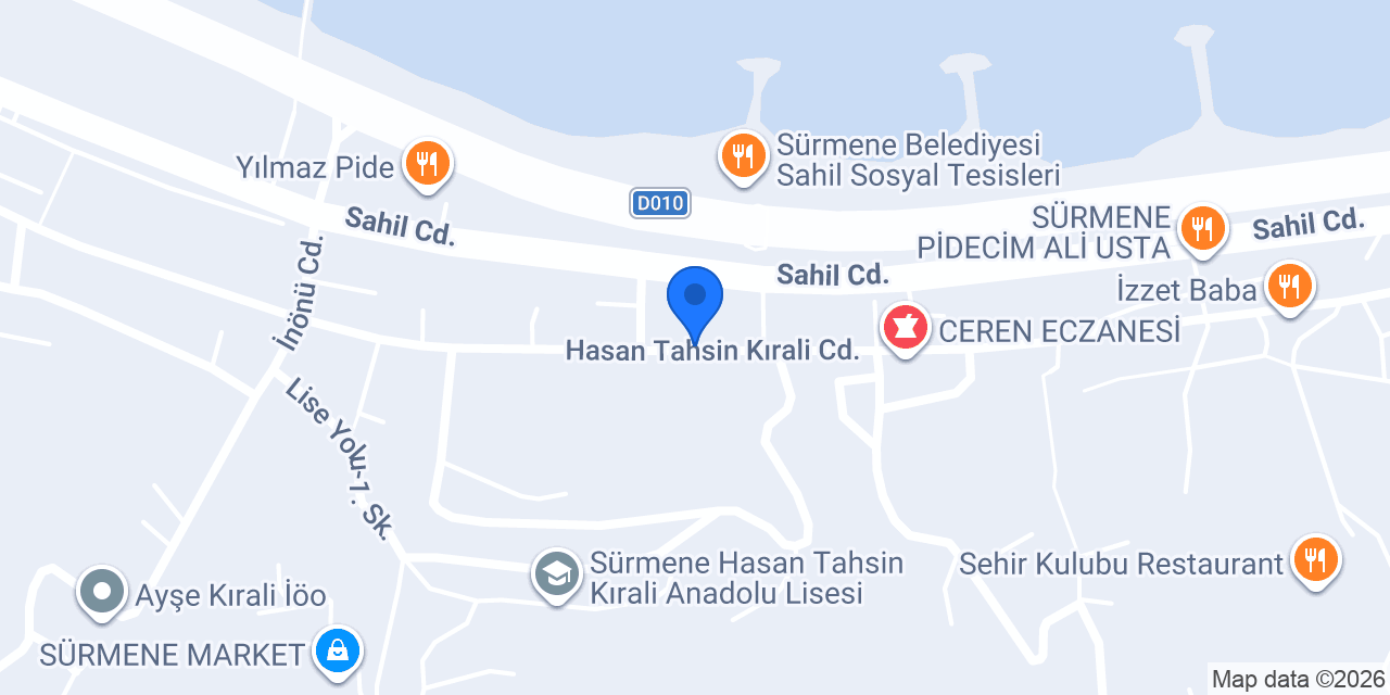Gıt Gıt Chicken Sürmene konumu