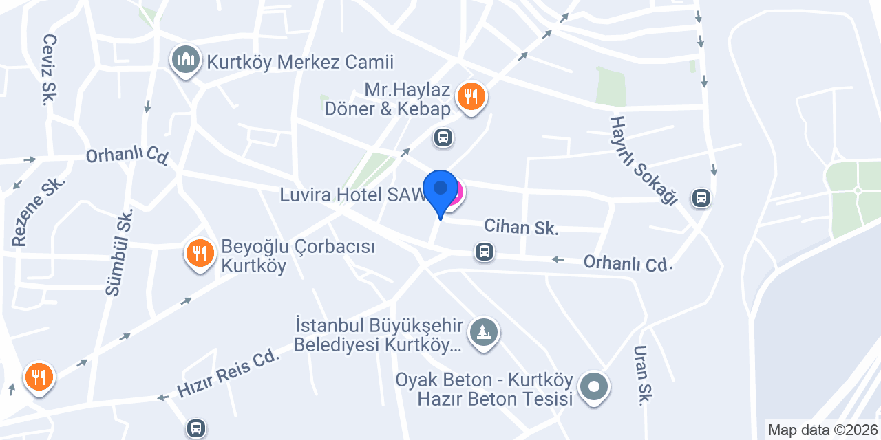 Safir Rent A Car konumu