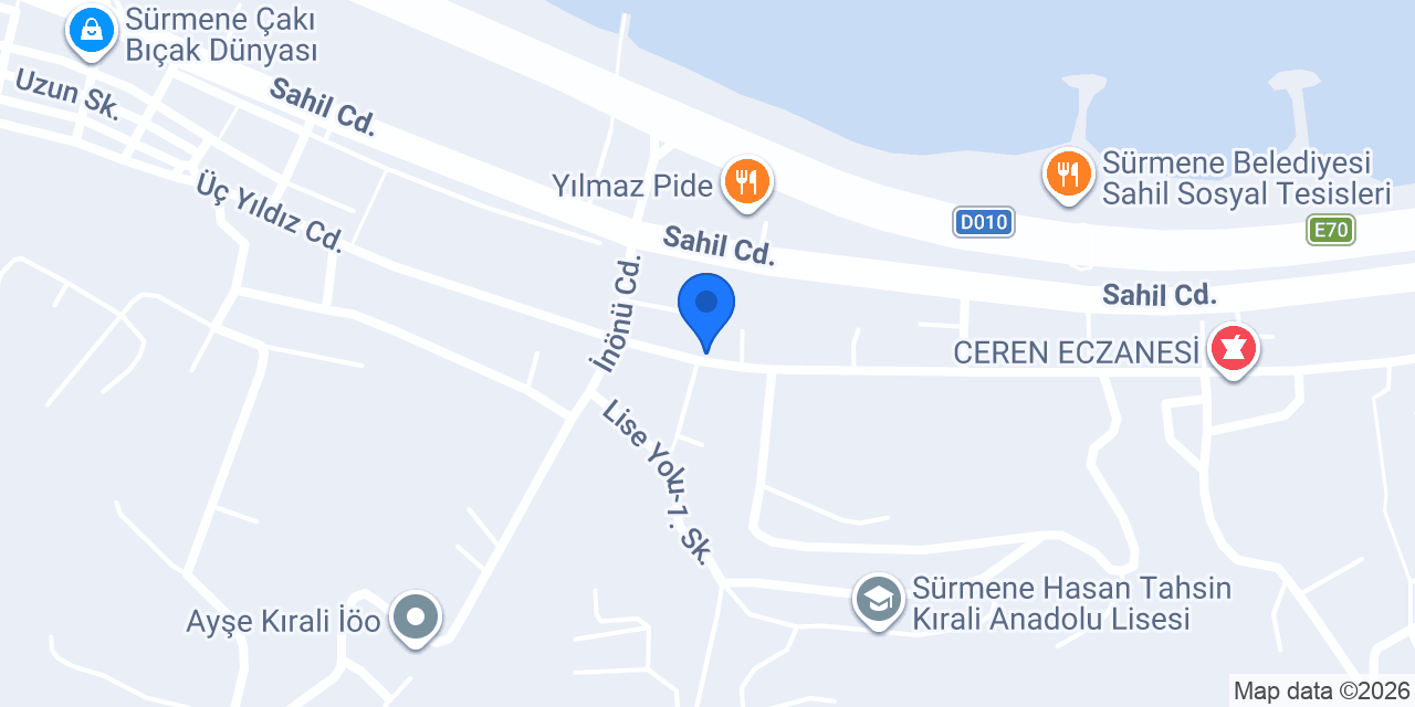 SÜRMENE ÇİÇEKÇİLİK - ADEM CENGİZ konumu