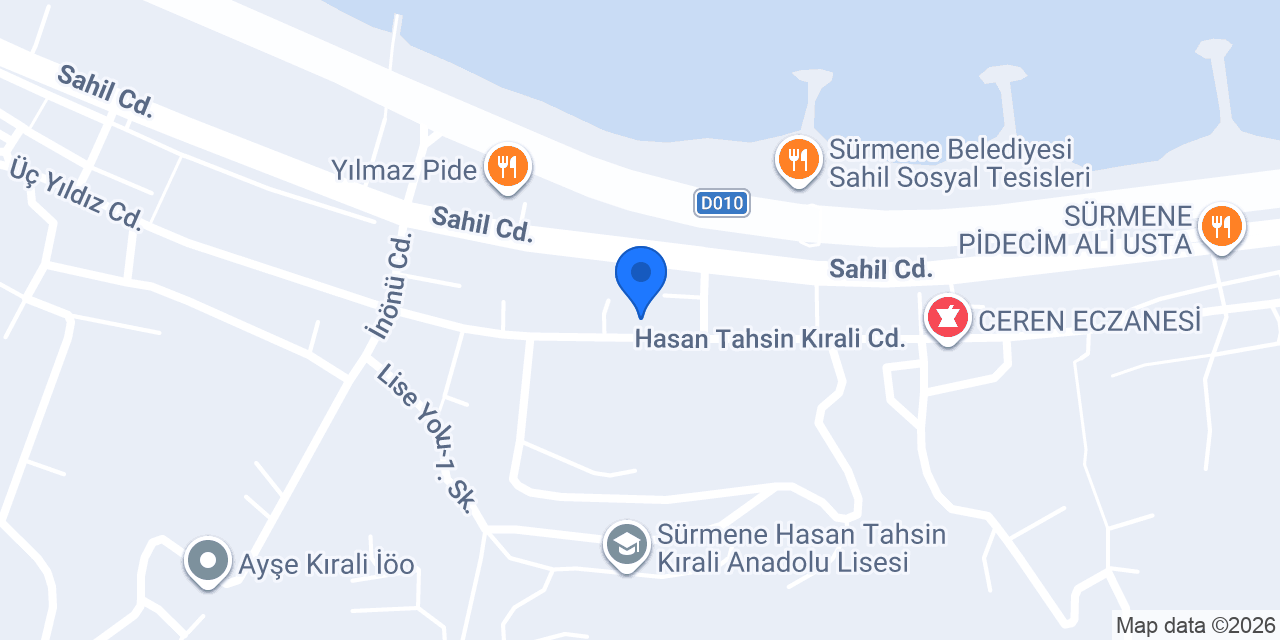 Ptt-sürmene Şubesi konumu
