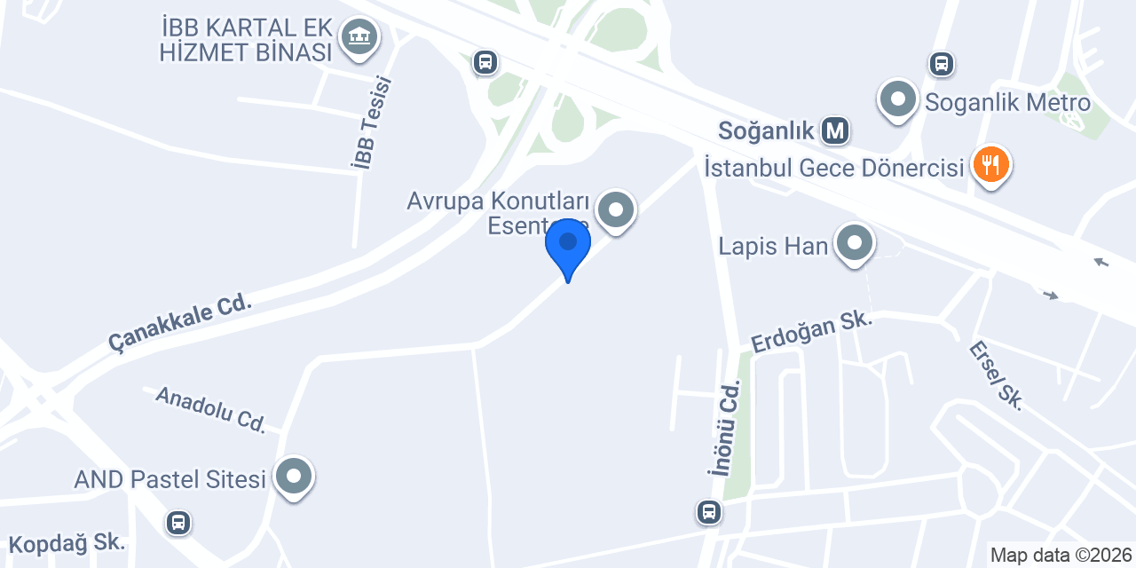 Efish Şarj İstasyonu konumu