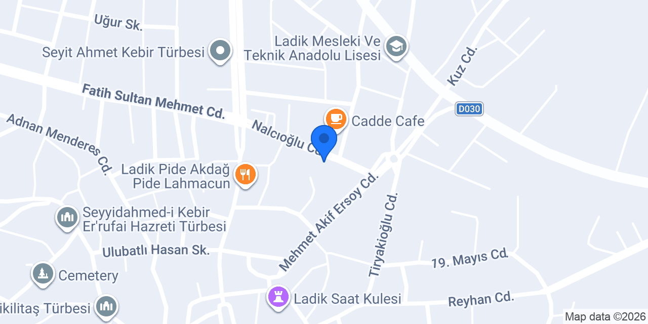 LADİK PİDECİSİ konumu