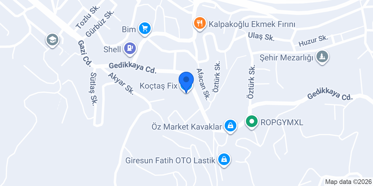 Koçtaş Fix konumu