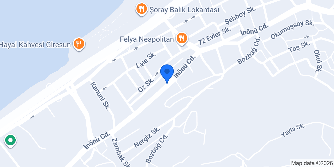 Anka Seramik Giresun konumu