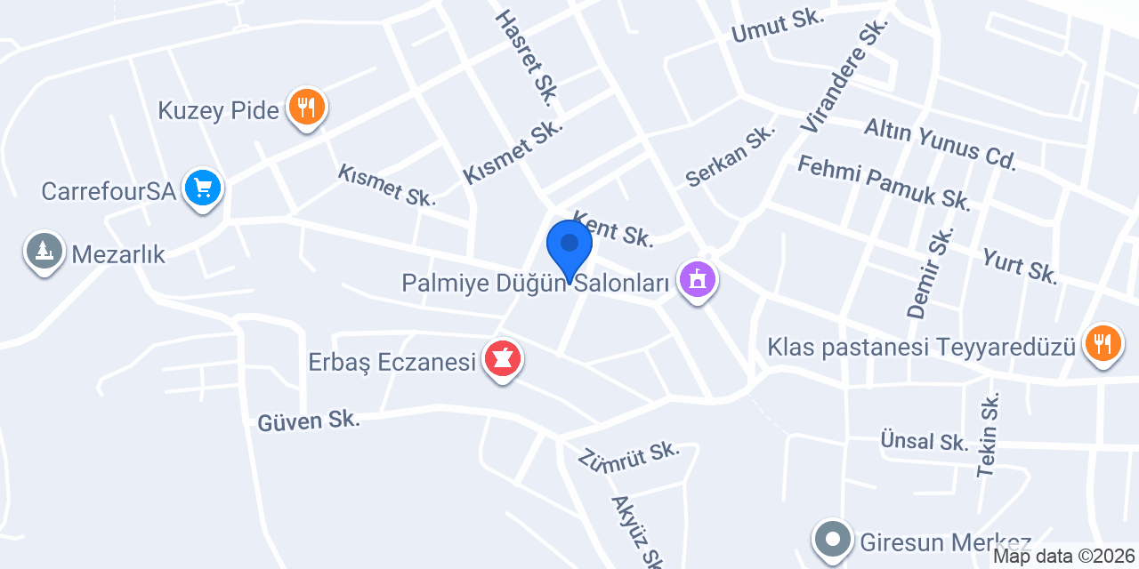 Kuaför Telat konumu