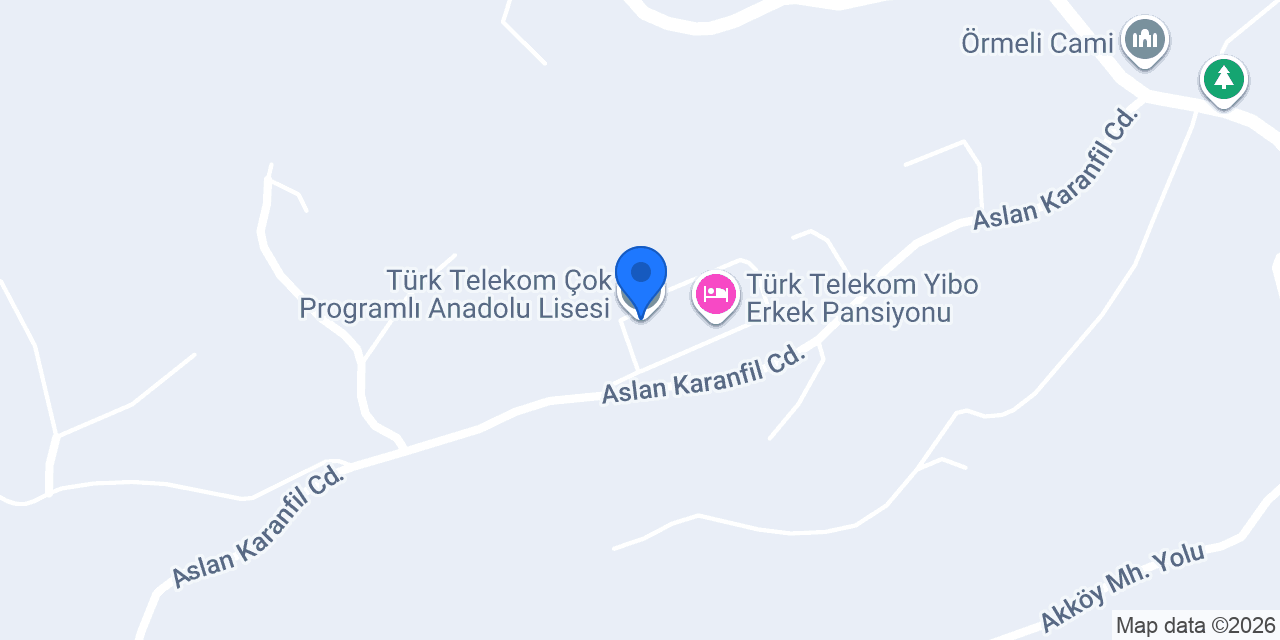 Türk Telekom Çok Programlı Anadolu Lisesi konumu