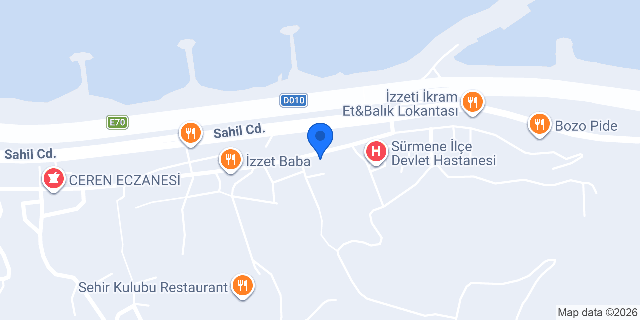 Sürmene Kitap Kırtasiye konumu