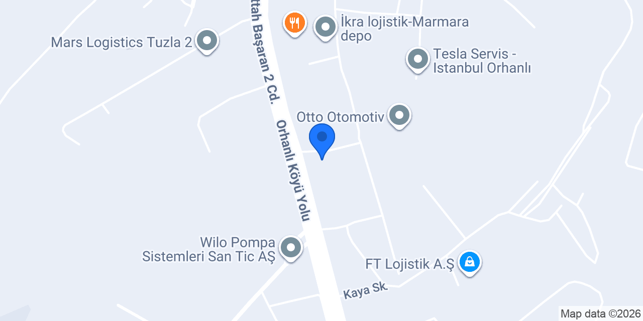 ASF DEPO ORHANLI konumu