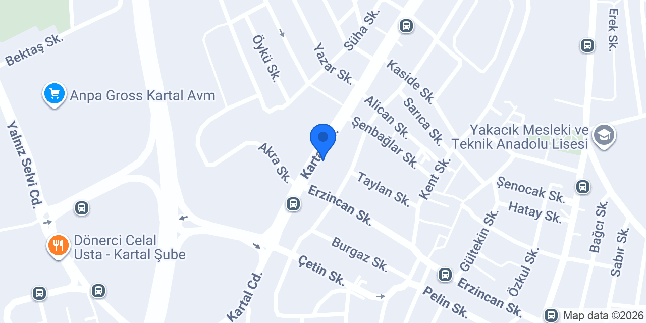 Server Yayınları konumu