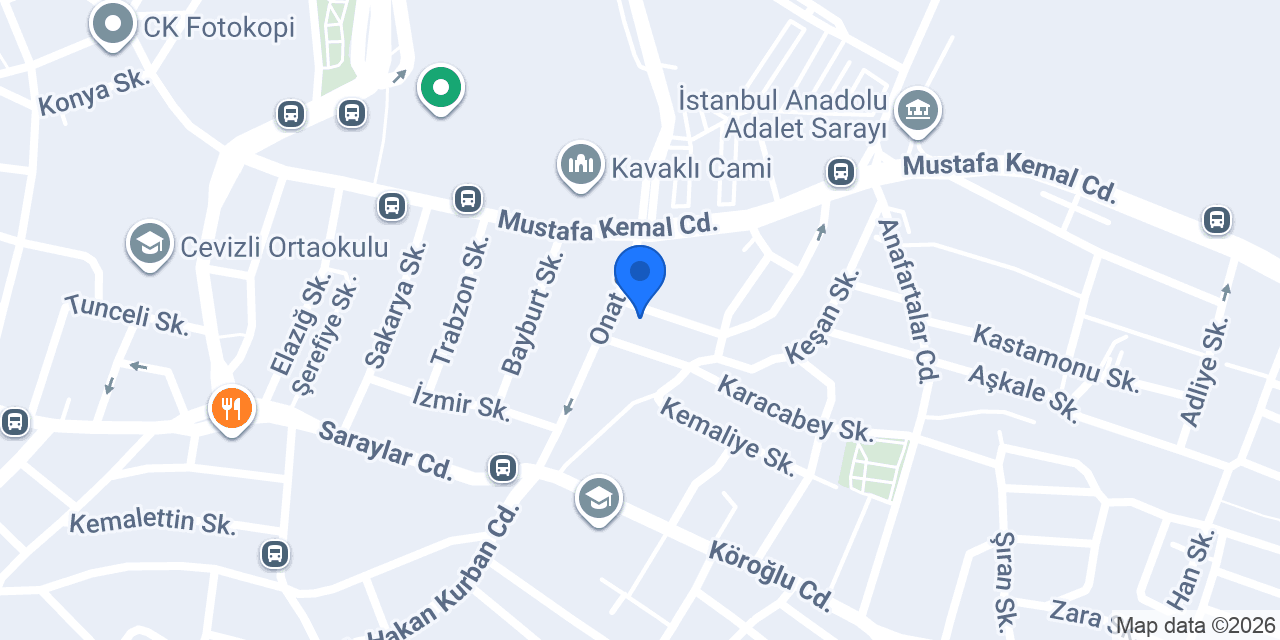 Avukat/Arabulucu Sevim AKBAŞ konumu