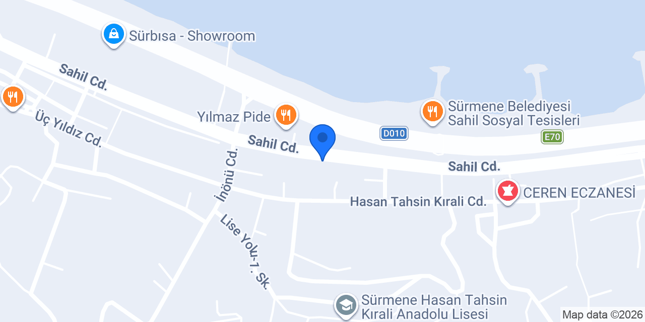 Sürmene Sorfası/Lukka konumu