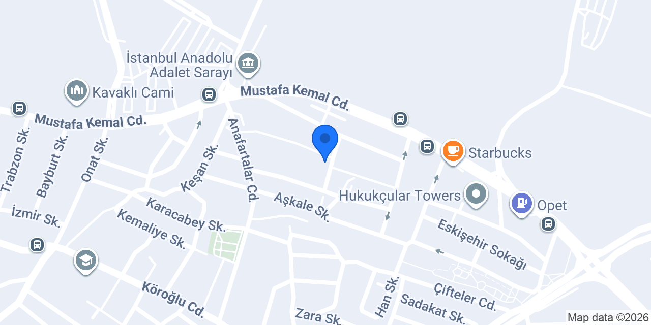 AV.DENİZ TÜRKMENOĞLU konumu