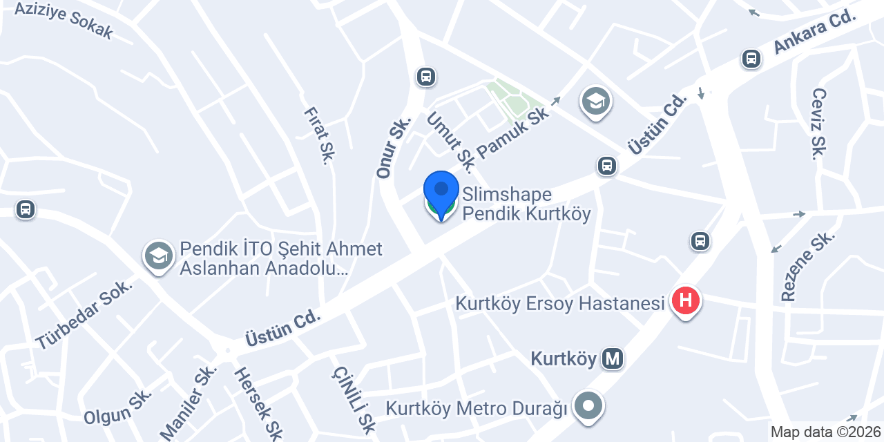 Slimshape Pendik Kurtköy konumu