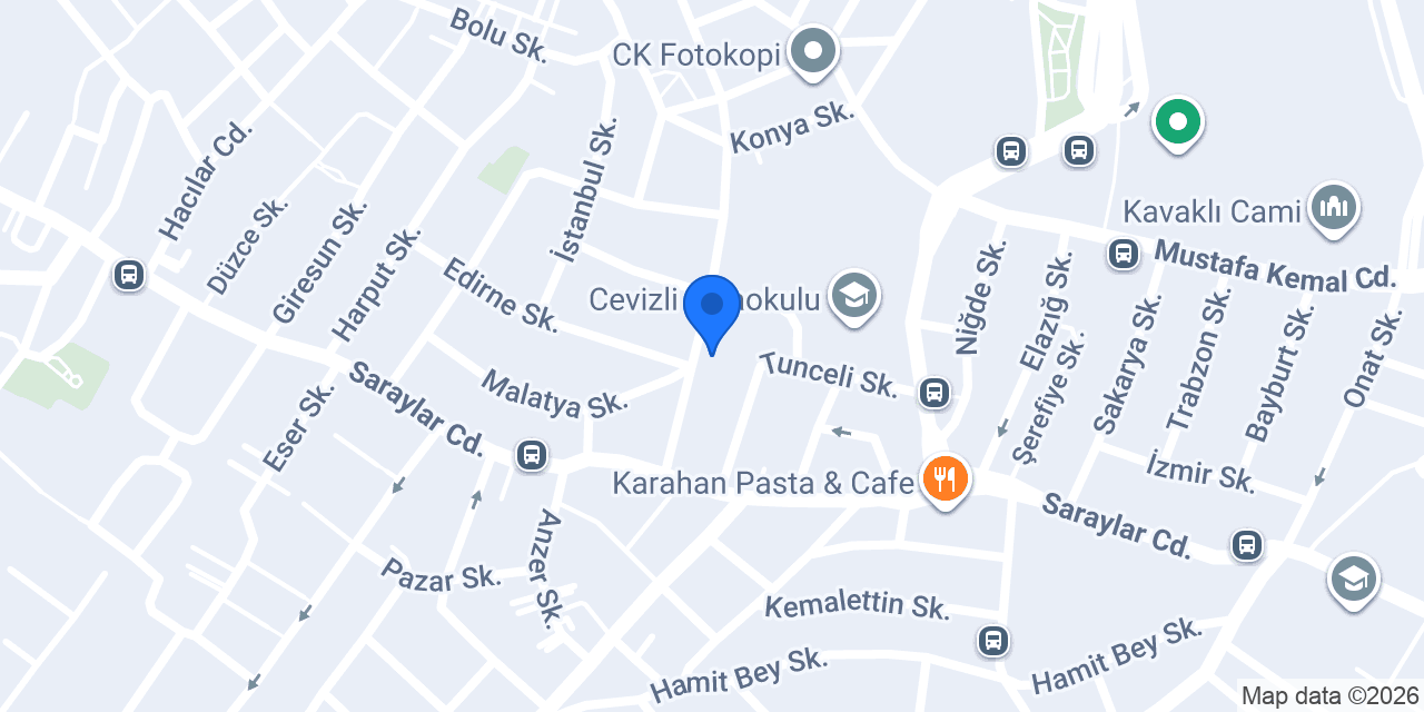 Klasik Araba Kiralama konumu
