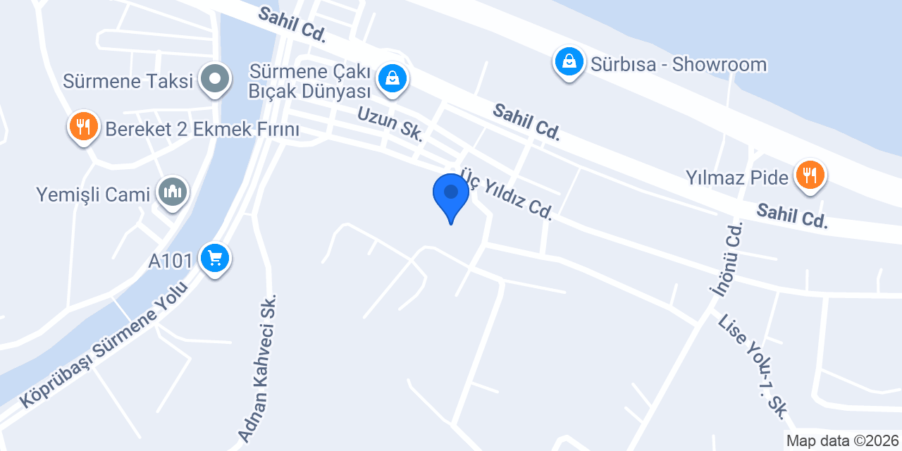 Özgüven Grup konumu