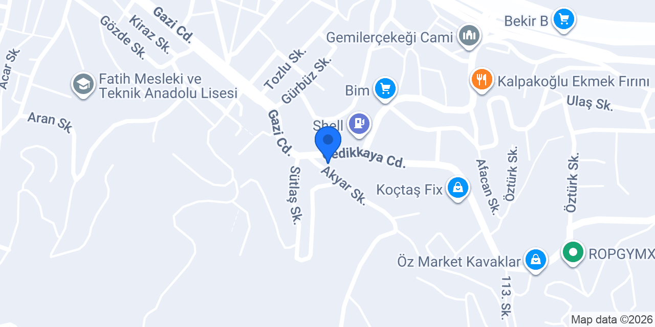 Arzu Bayan Kuaförü konumu