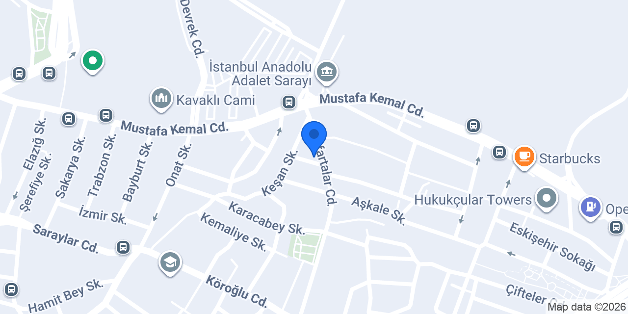 Av. İzzet Cemal Fidan konumu