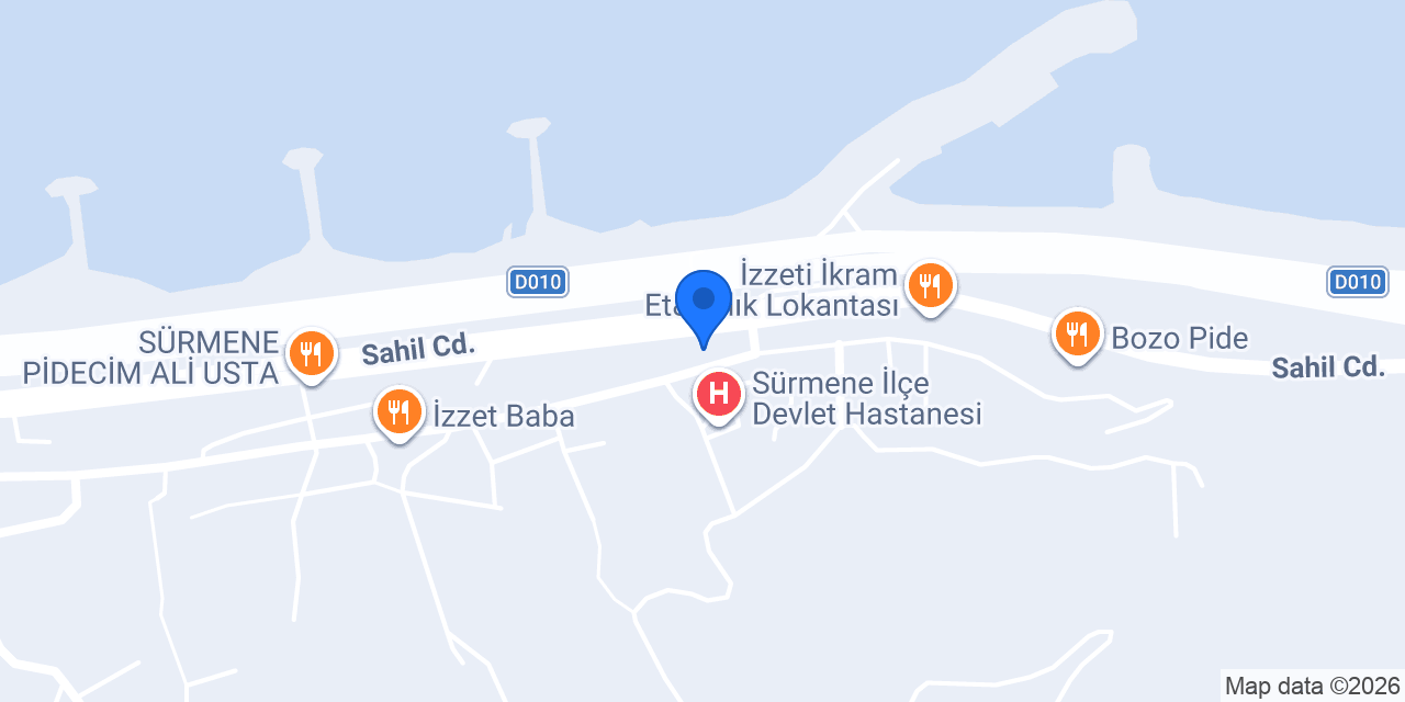 Sürmene Dövme Bıçak Evi konumu